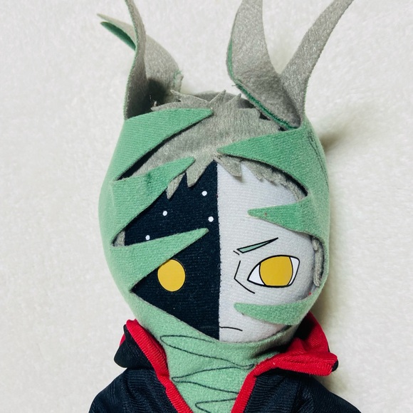 8” Official Naruto Shippuden Black Zetsu Akatsuki Plush Great Eastern - Picture 1 of 6